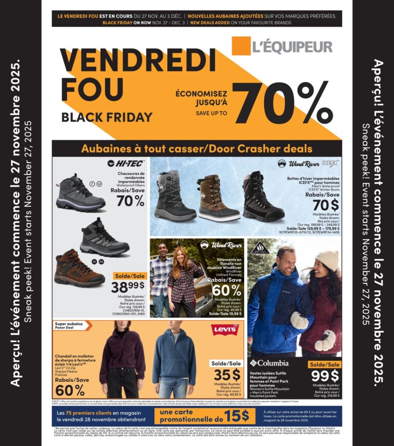 Circulaire L’Équipeur Vendredi Fou Du 27 novembre au 3 décembre 2025