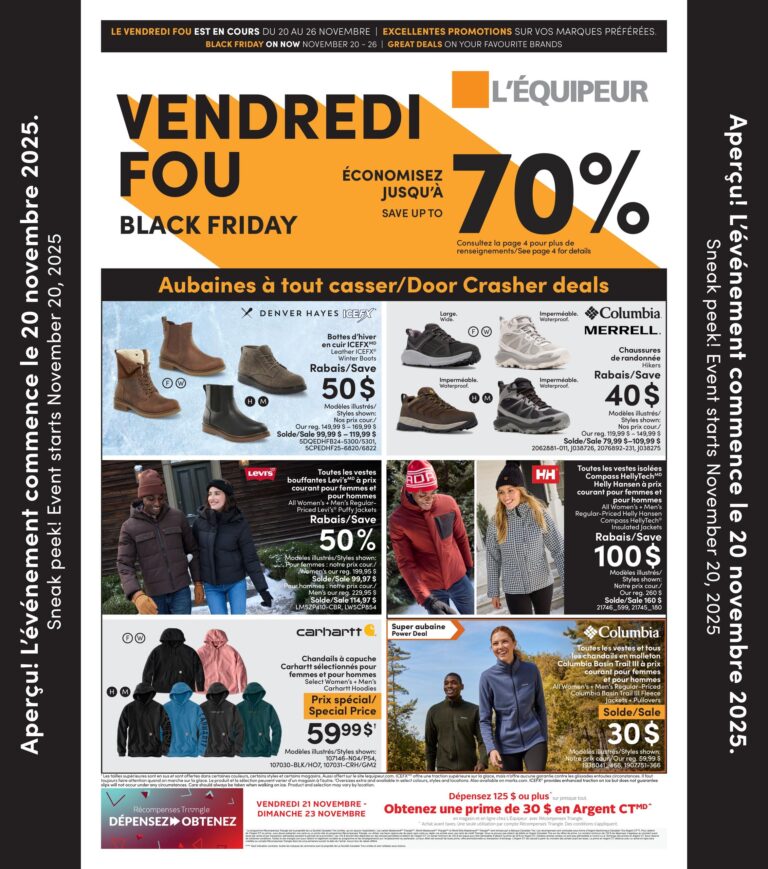 Circulaire L’Équipeur Vendredi Fou Du 20 au 26 novembre 2025