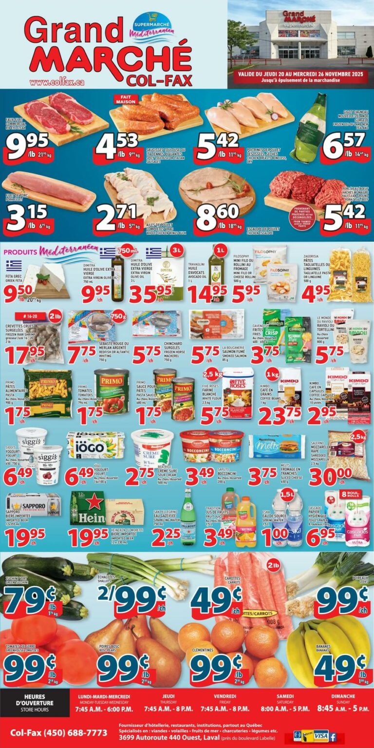 Circulaire Grand Marché Du 20 au 26 novembre 2025