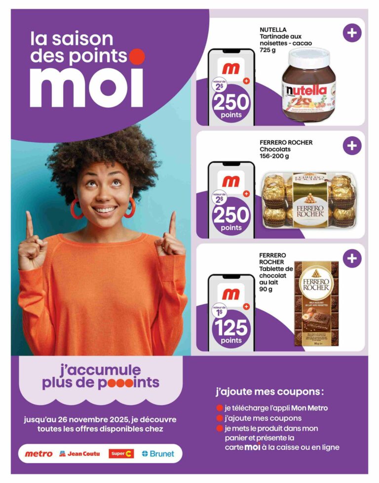 Circulaire Metro Cahier Moi Du 13 au 19 novembre 2025