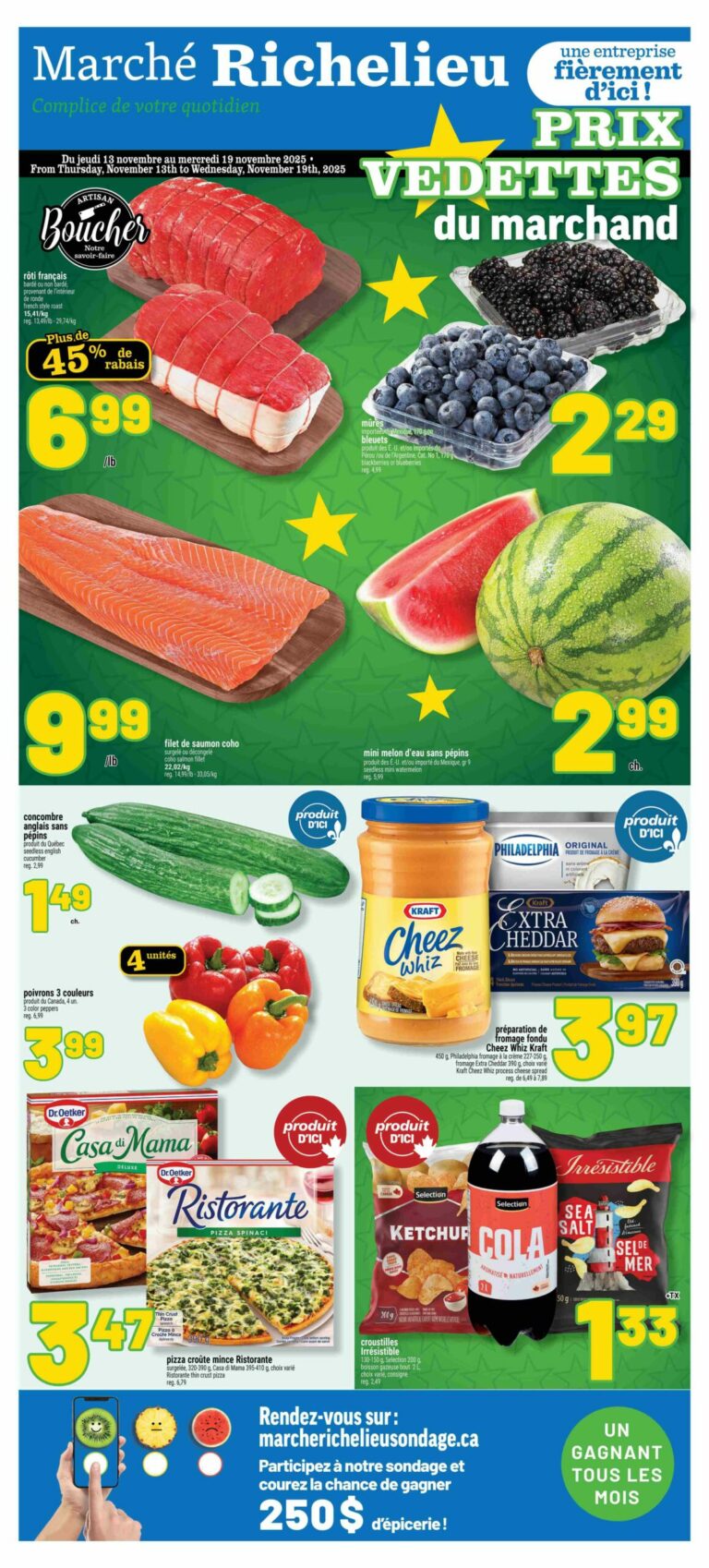 Circulaire Marché Richelieu Du 13 au 19 novembre 2025