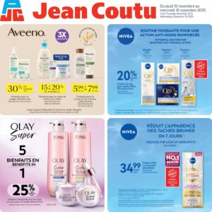 Circulaire Jean Coutu Beauté Du 13 au 19 novembre 2025