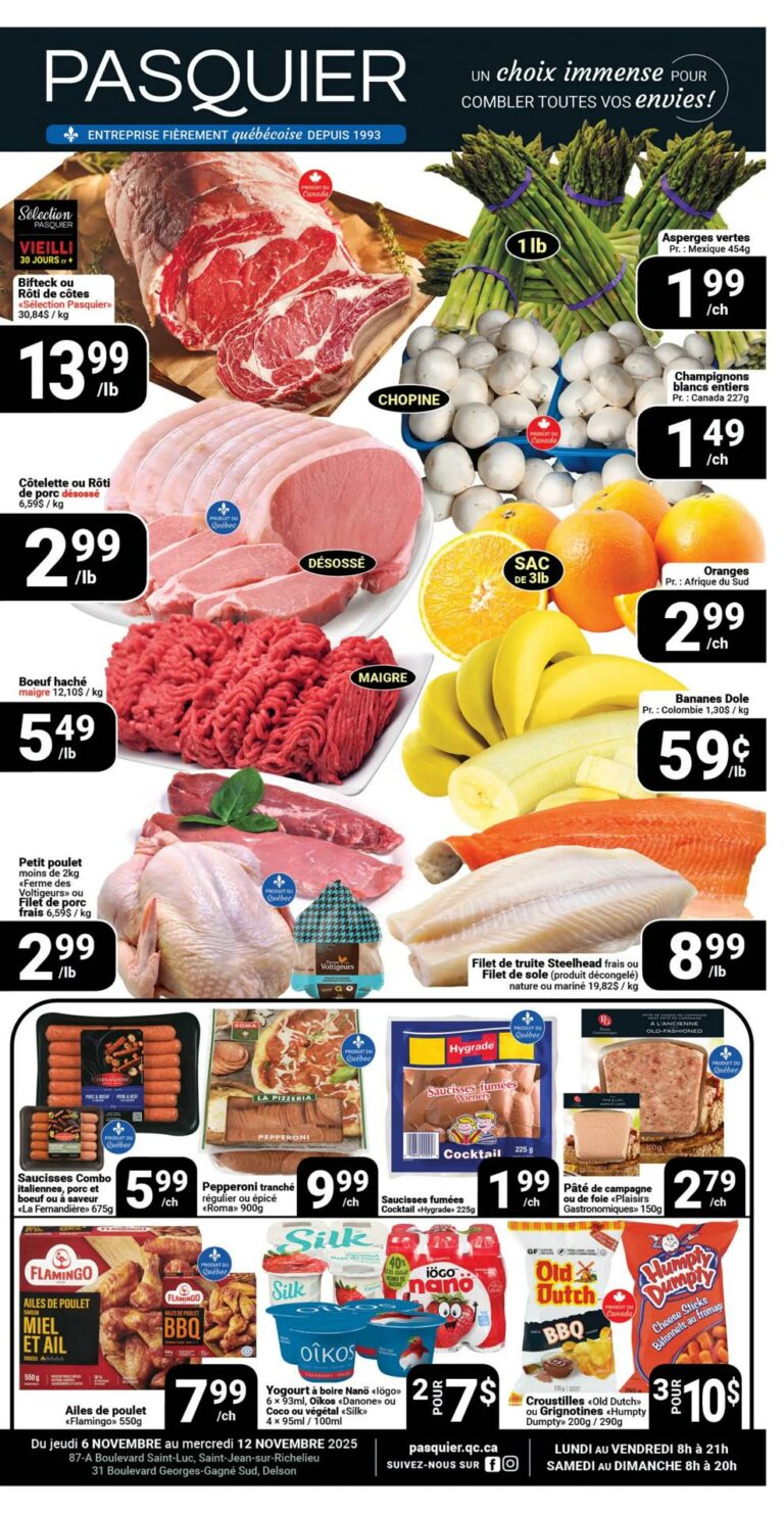 Circulaire Pasquier Du 6 au 12 novembre 2025