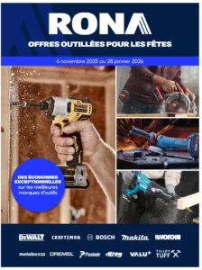 Circulaire Rona Du 6 novembre au 28 janvier 2026