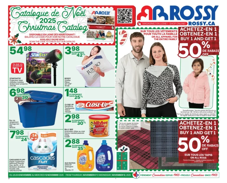 Circulaire Rossy Du 6 au 12 novembre 2025