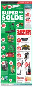 Circulaire Canadian Tire Du 11 au 21 décembre 2025