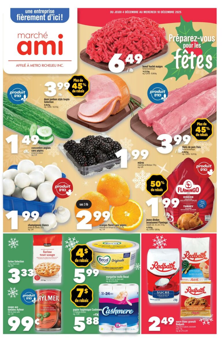 Circulaire Marché AMI Du 4 au 10 décembre 2025