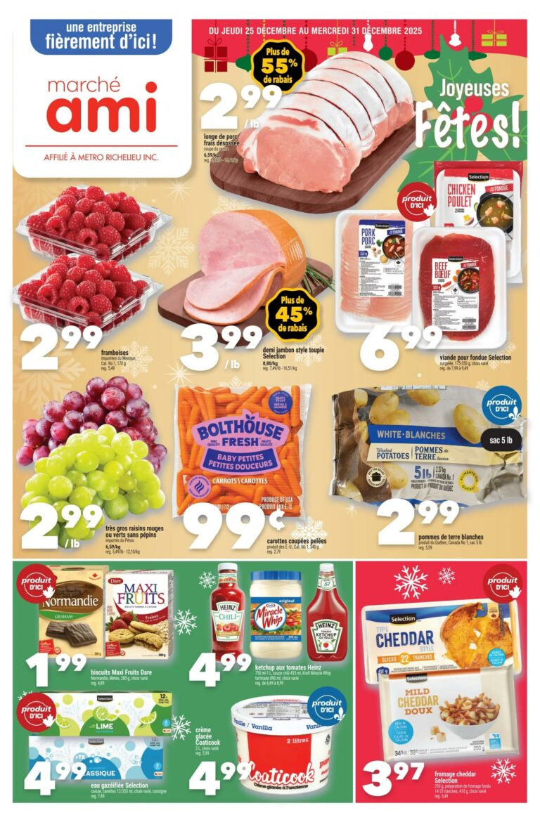 Circulaire Marché AMI Du 25 au 31 décembre 2025