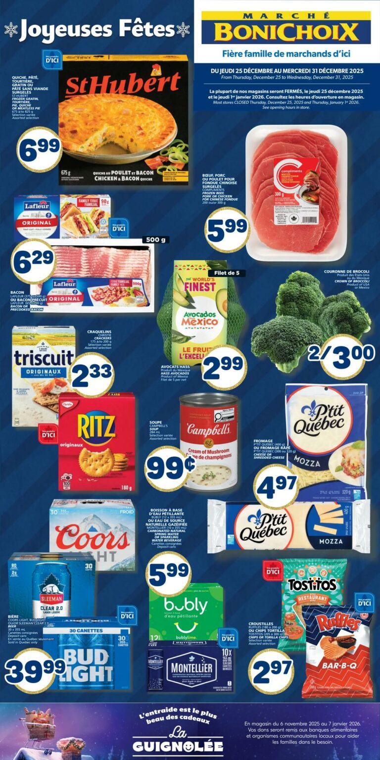 Circulaire Marché Bonichoix Du 25 au 31 décembre 2025