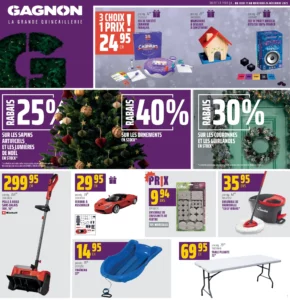 Circulaire GAGNON – La Grande Quincaillerie Du 11 au 24 décembre 2025