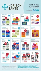 Circulaire Horizon Santé plus d&rsquo;économies Du 1 au 31 janvier 2026