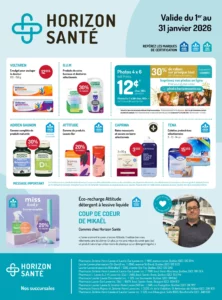 Circulaire Horizon Santé Du 1 au 31 janvier 2026