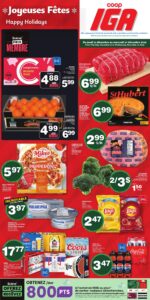 Circulaire IGA – Îles de la Madeleine Du 11 au 17 décembre 2025