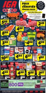 Circulaire IGA – Nouveau Brunswick Du 4 au 10 décembre 2025