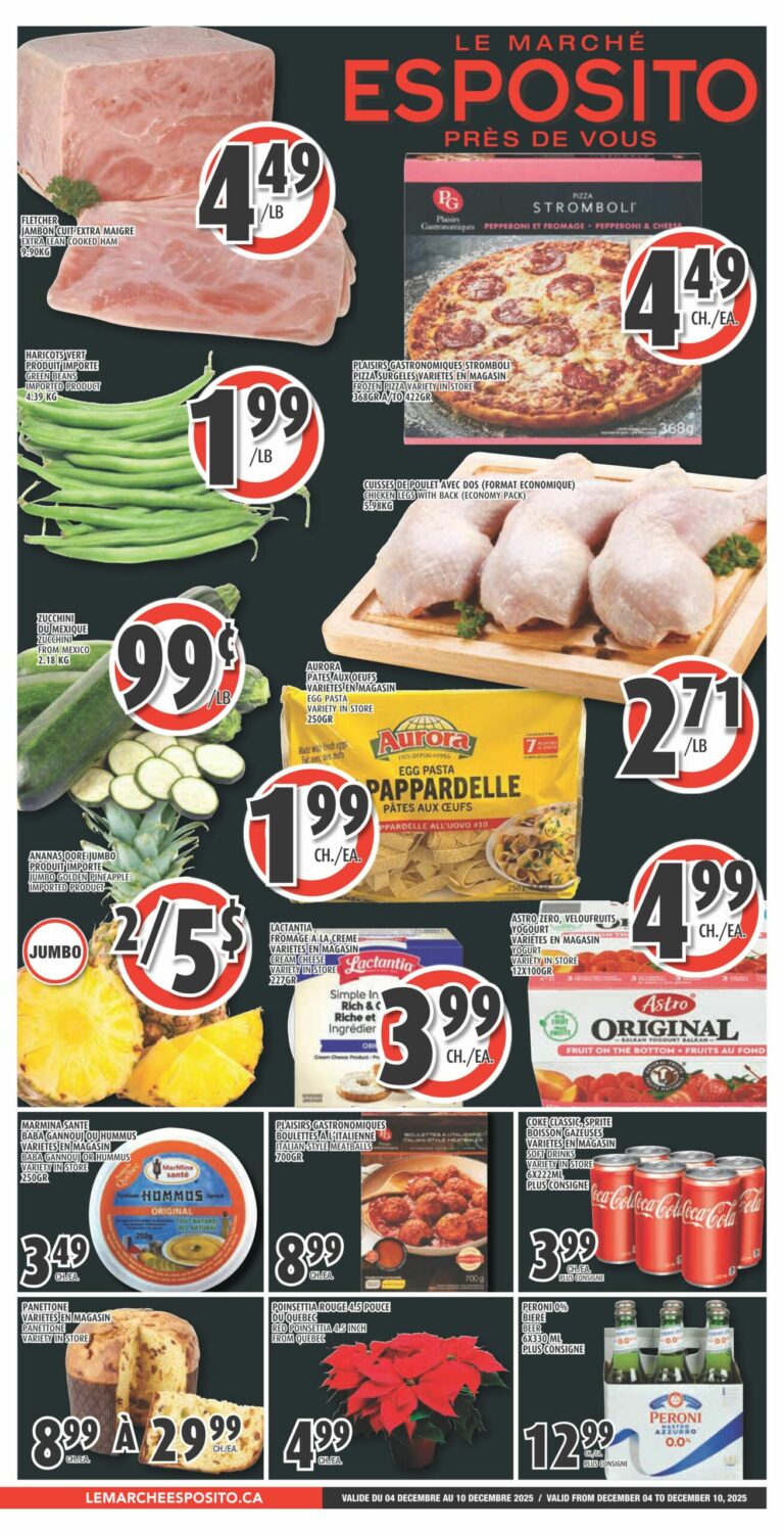 Circulaire Le Marché Esposito Du 4 au 10 décembre 2025
