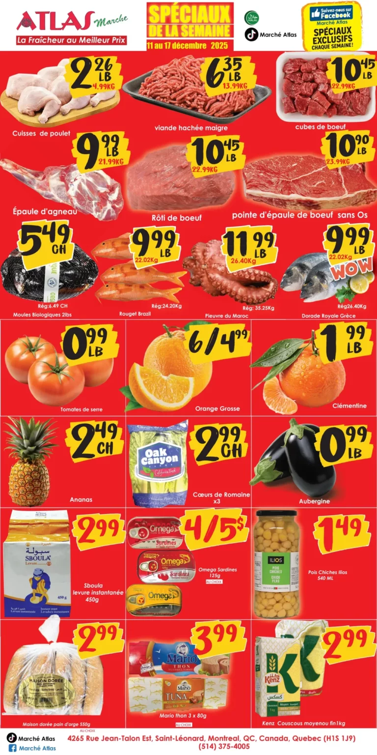 Circulaire Marche Atlas Du 11 au 17 décembre 2025