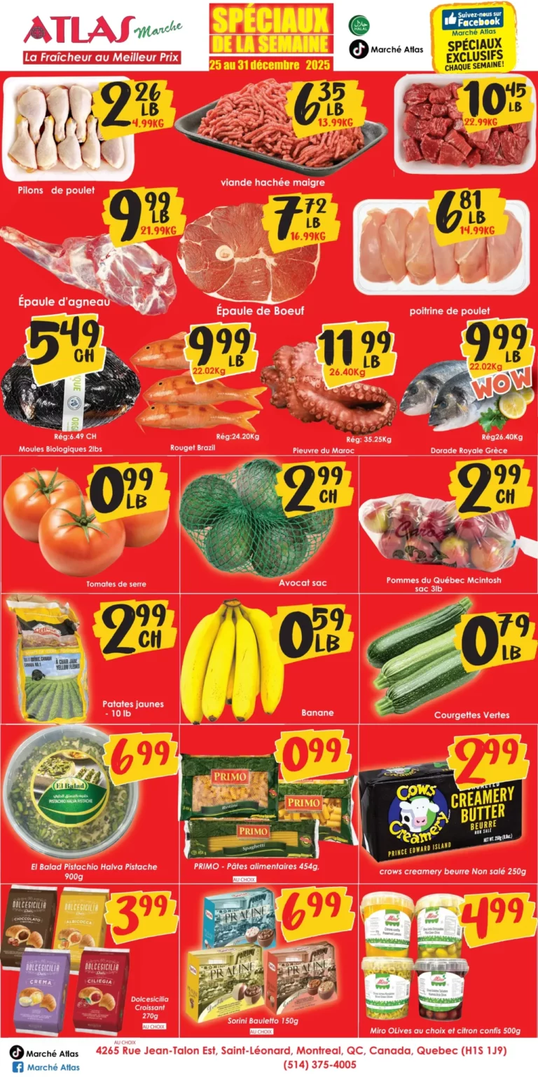Circulaire Marche Atlas Du 25 au 31 décembre 2025