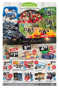 Circulaire Marché Végétarien Du 25 au 31 décembre 2025 Trois-Rivières
