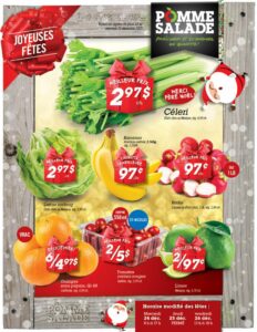 Circulaire Pomme Salade Du 25 au 31 décembre 2025