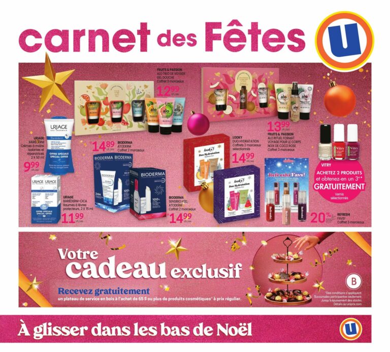 Circulaire Uniprix Carnet des fêtes Du 11 au 17 décembre 2025