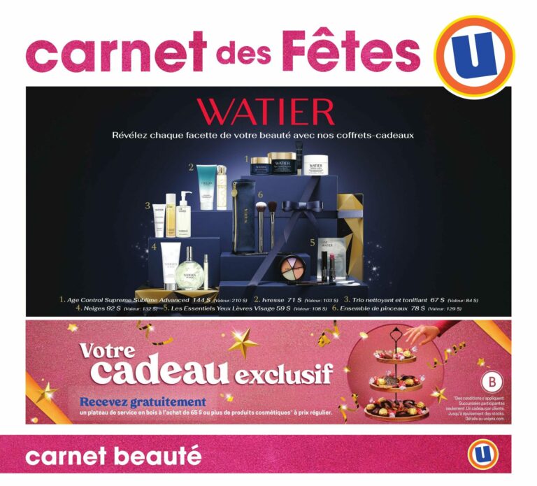 Circulaire Uniprix Carnet des fêtes Du 4 au 10 décembre 2025