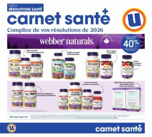 Circulaire Uniprix Carnet Santé Du 1 au 7 janvier 2026