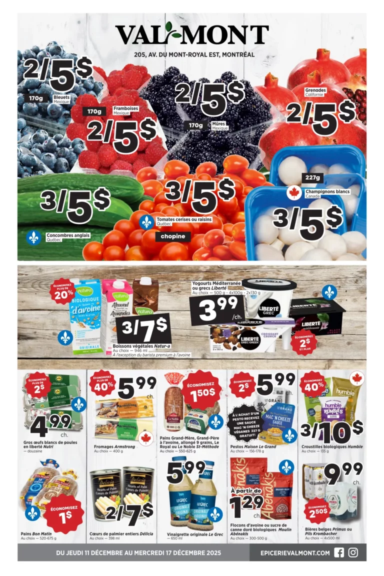 Circulaire Valmont Du 11 au 17 décembre 2025