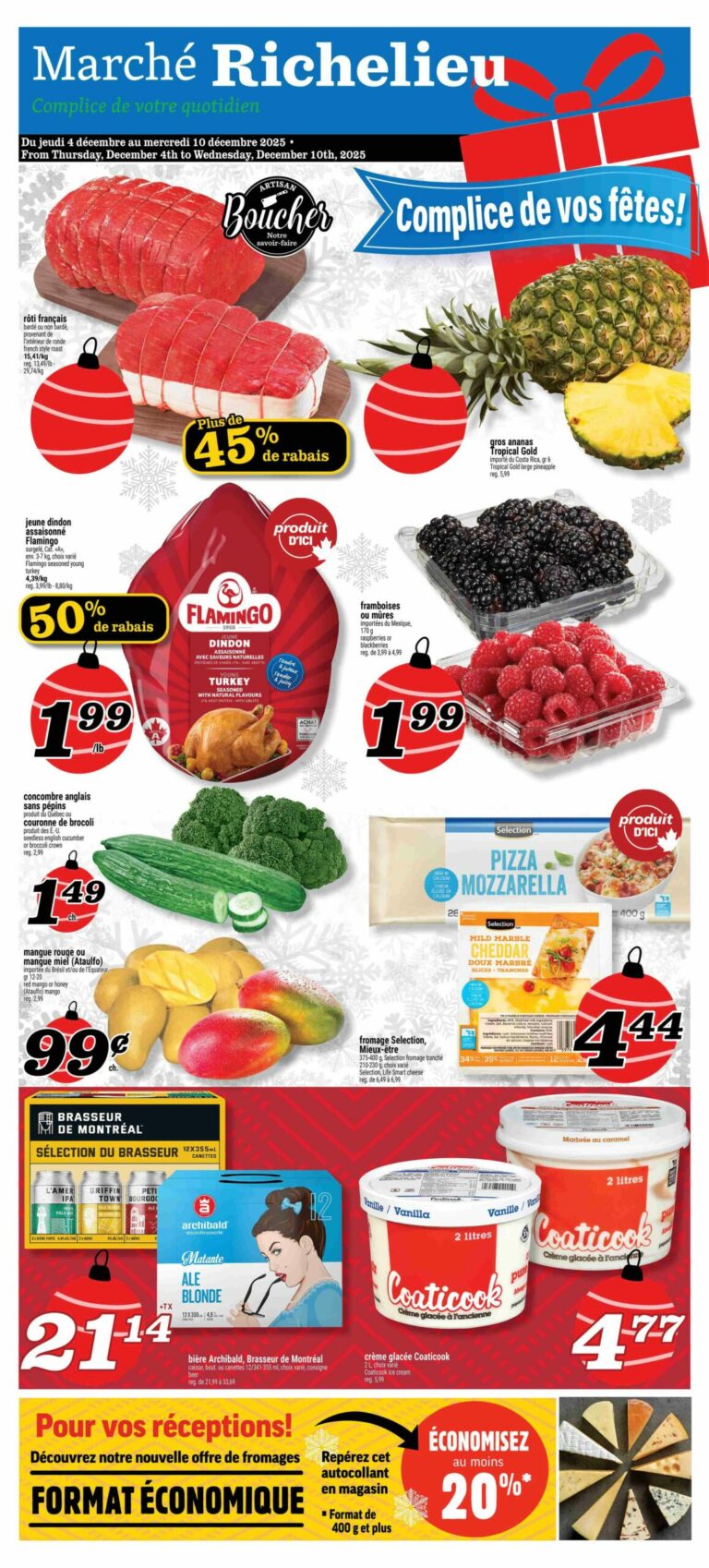 Circulaire Marché Richelieu Du 4 au 10 décembre 2025