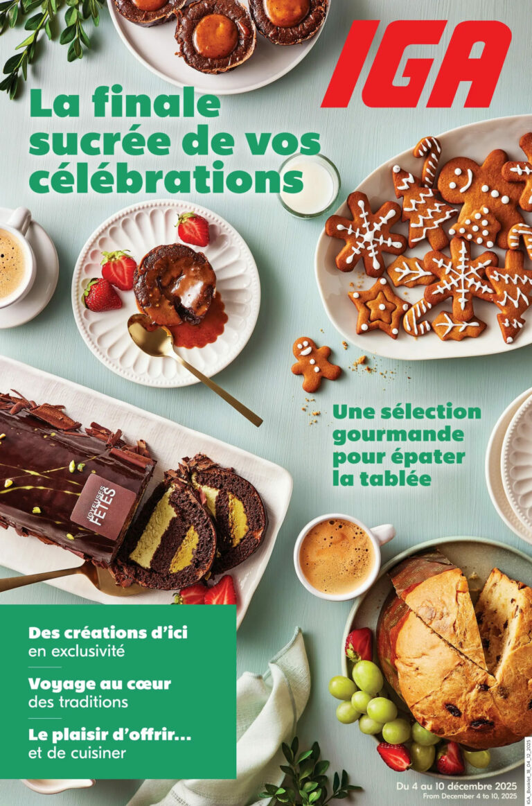 Circulaire IGA La finale sucrée Du 4 au 10 décembre 2025