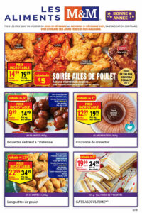 Circulaire Aliments M & M Du 25 au 31 décembre 2025