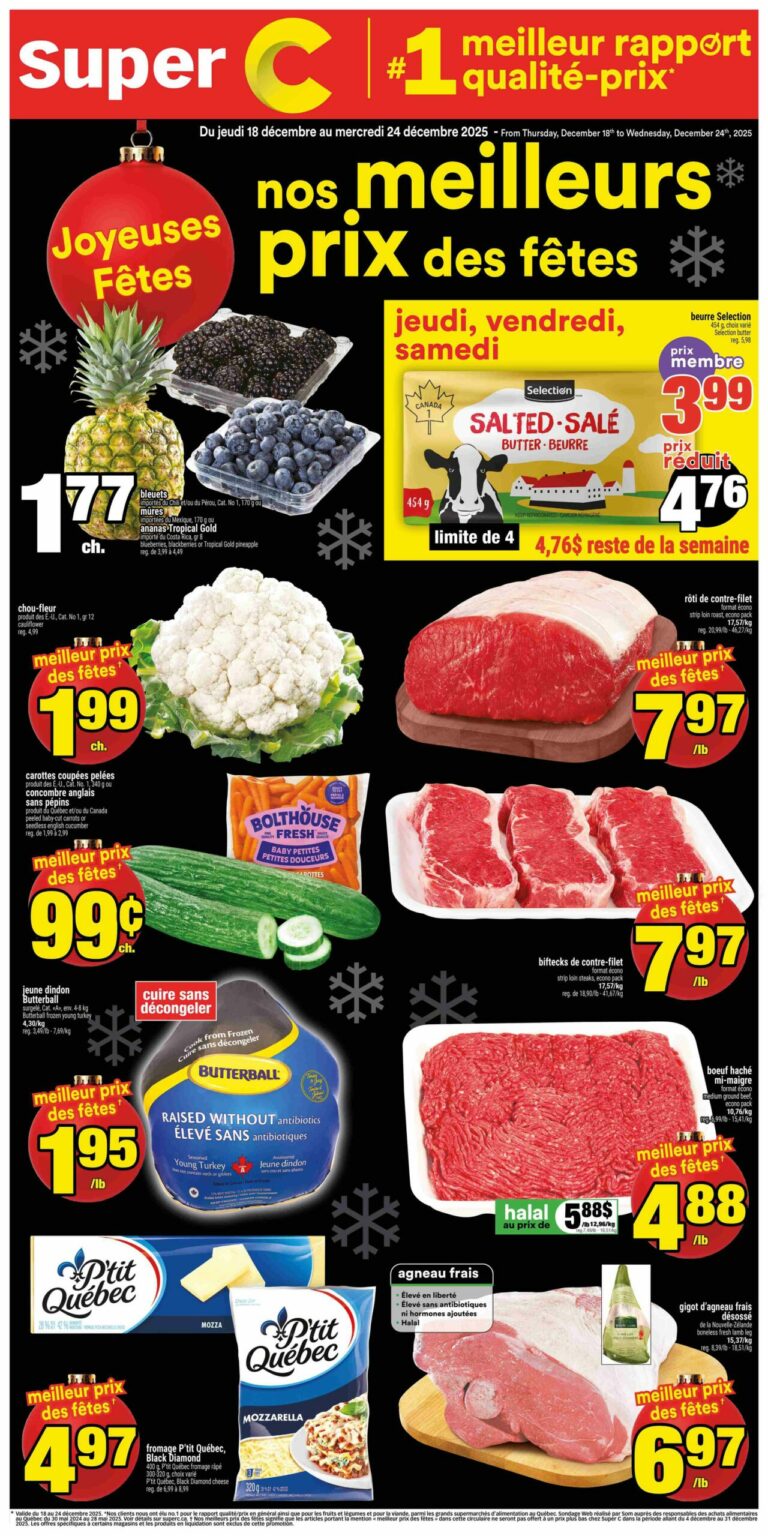 Circulaire Super C Du 18 au 24 décembre 2025