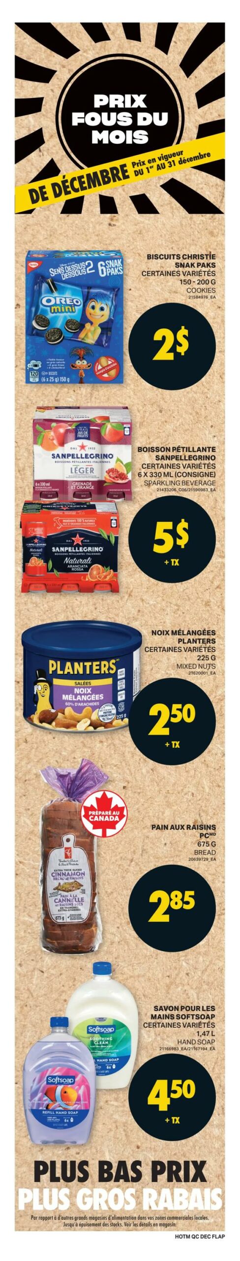 Circulaire L’intermarché – Destination Fraîcheur Du 25 au 31 décembre 2025