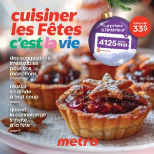 Circulaire Metro cuisiner les fêtes Du 4 au 10 décembre 2025