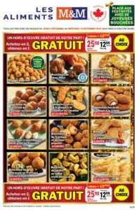 Circulaire Les Aliments M&M Du 4 au 10 décembre 2025