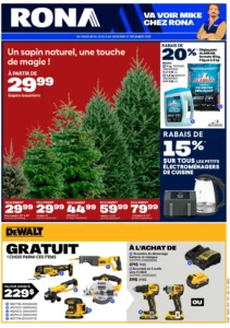 Circulaire Rona Du 4 au 17 décembre 2025
