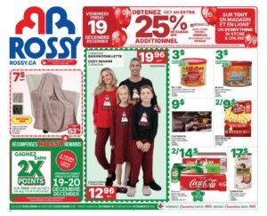 Circulaire Rossy Du 18 au 24 décembre 2025