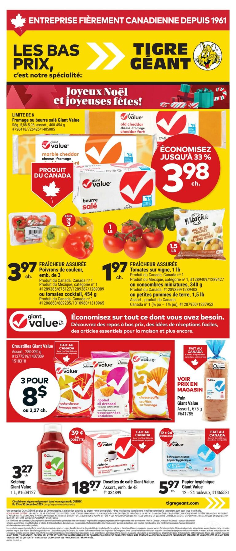 Circulaire Tigre Géant Du 25 au 30 décembre 2025
