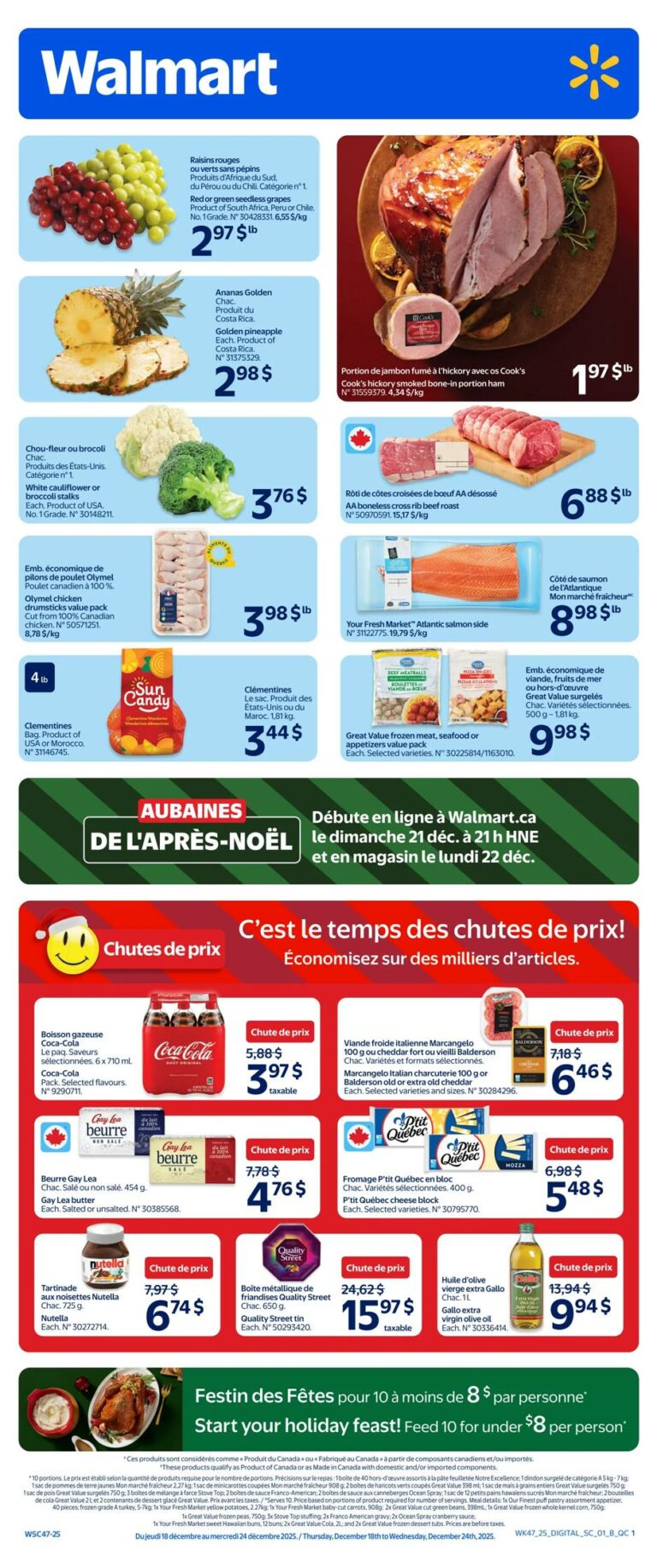 Circulaire Walmart Cadeaux Du 18 au 24 décembre 2025