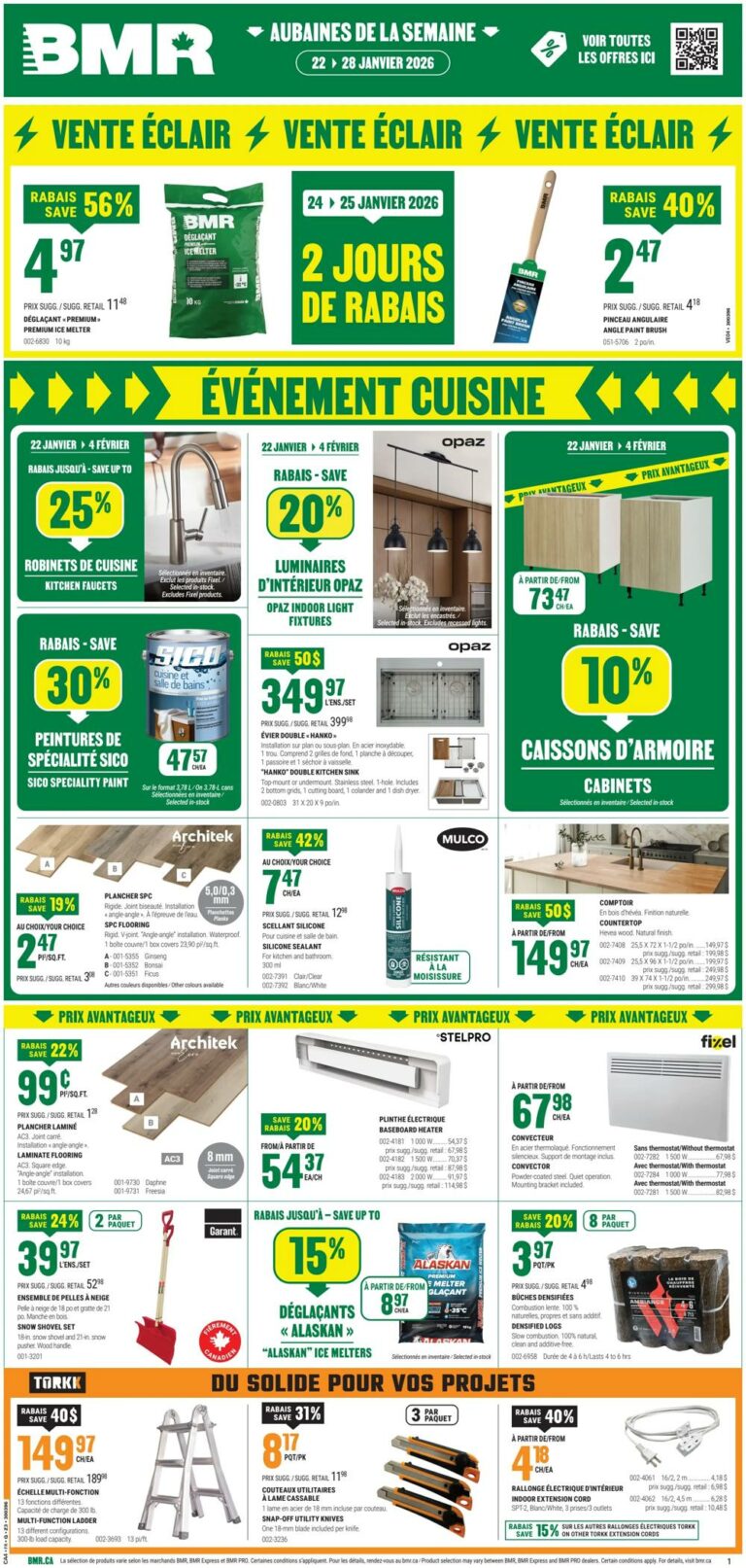 Circulaire BMR Du 22 au 28 janvier 2026