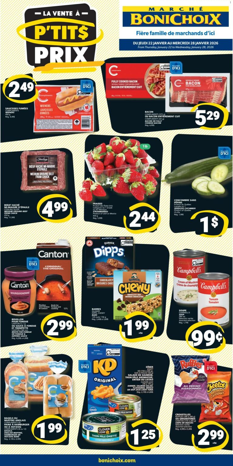 Circulaire Marché Bonichoix Du 22 au 28 janvier 2026
