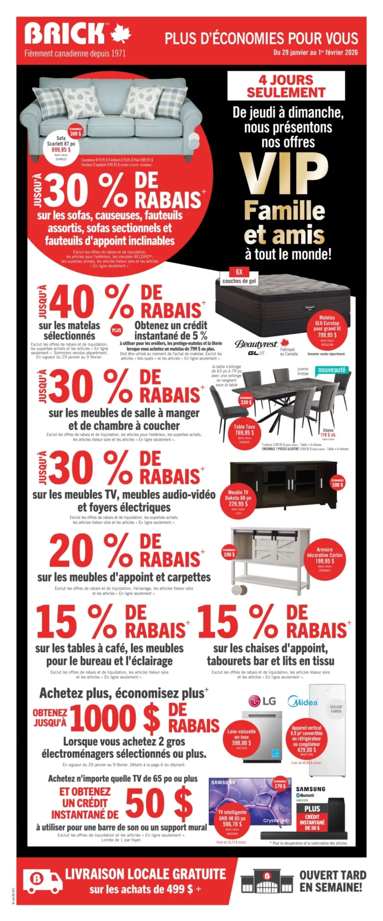 Circulaire Brick Du 29 janvier au 1 février 2026