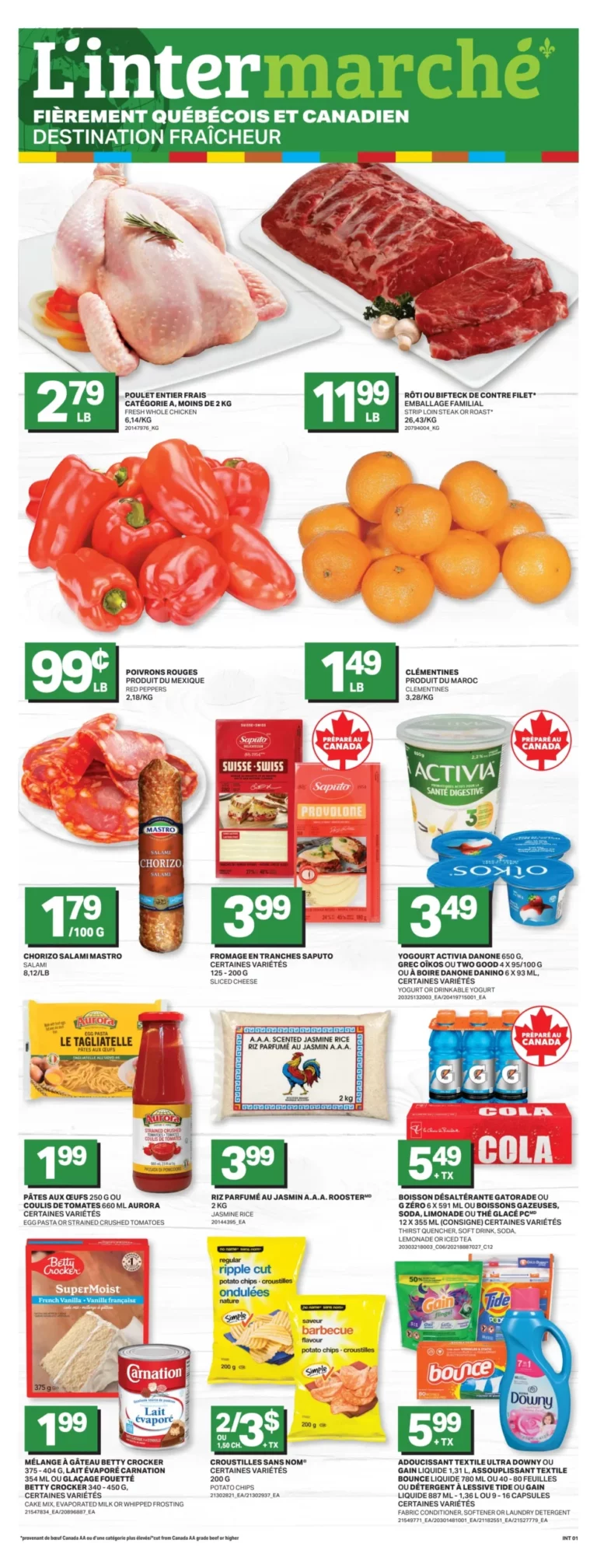 Circulaire L’intermarché – Destination Fraîcheur Du 22 au 28 janvier 2026