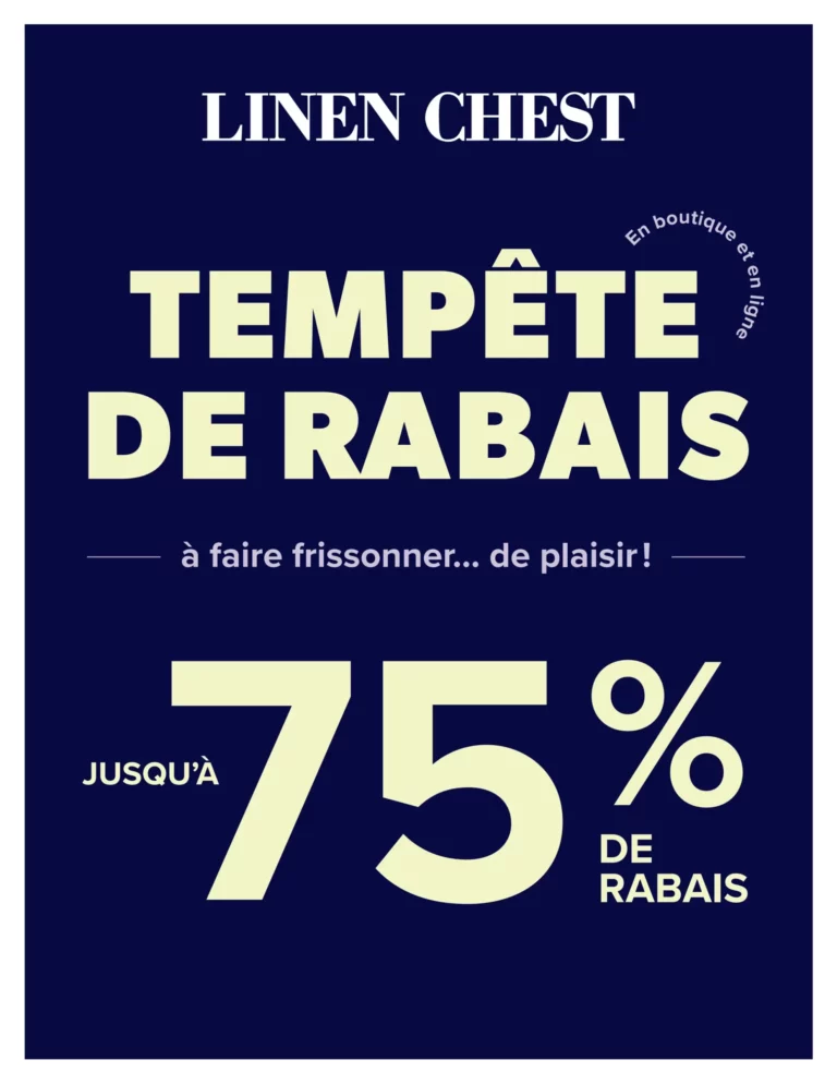 Circulaire Linen Chest – Du 28 janvier au 24 février 2026