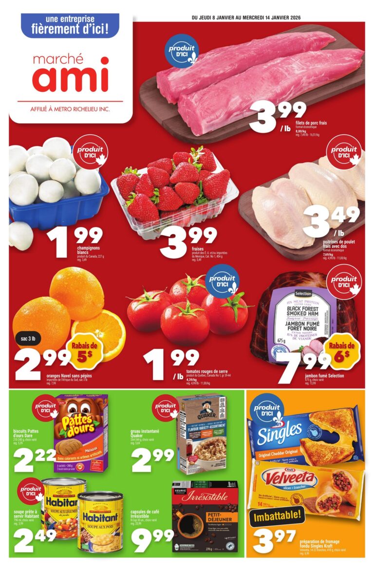 Circulaire Marché AMI Du 8 au 14 janvier 2026