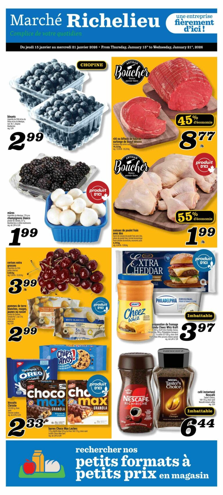 Circulaire Marché Richelieu Du 15 au 21 janvier 2026