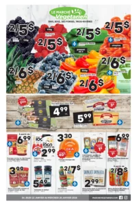 Circulaire Marché Végétarien Du 22 au 28 janvier 2026 Trois-Rivières