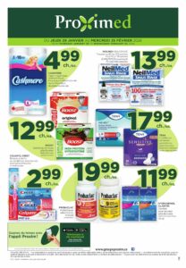Circulaire Proxim – Proximed Du 29 janvier au 25 février 2026