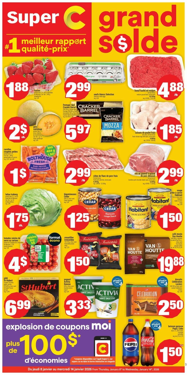 Circulaire Super C Du 8 au 14 janvier 2026