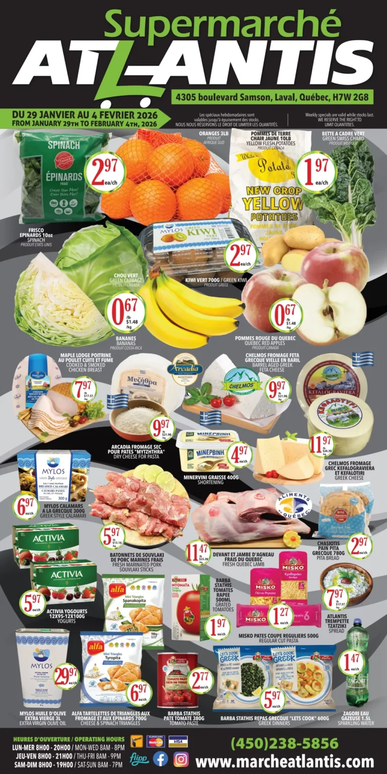 Circulaire Supermarché Atlantis Du 29 janvier au 4 février 2026