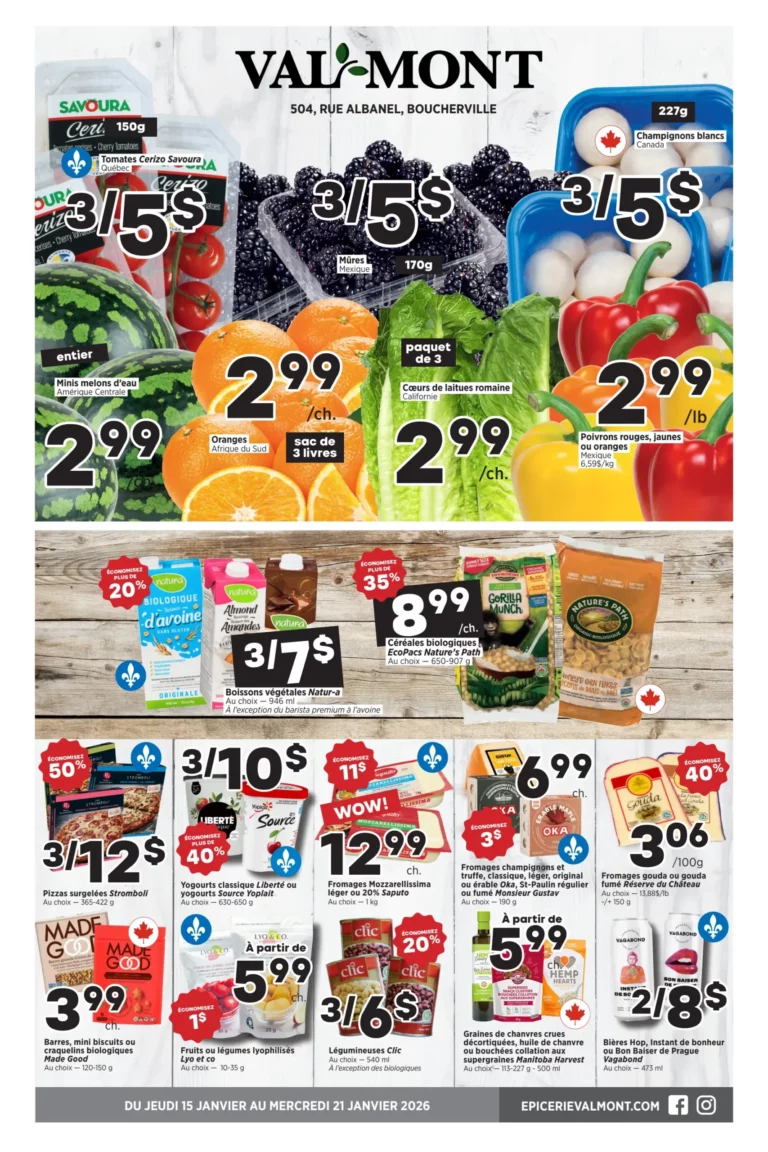 Circulaire Val-Mont Du 15 au 21 janvier 2026